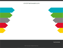 Tablet Screenshot of cinchmenswear.com